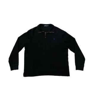 Polo Ralph Lauren Black Quarter Zip Sweater